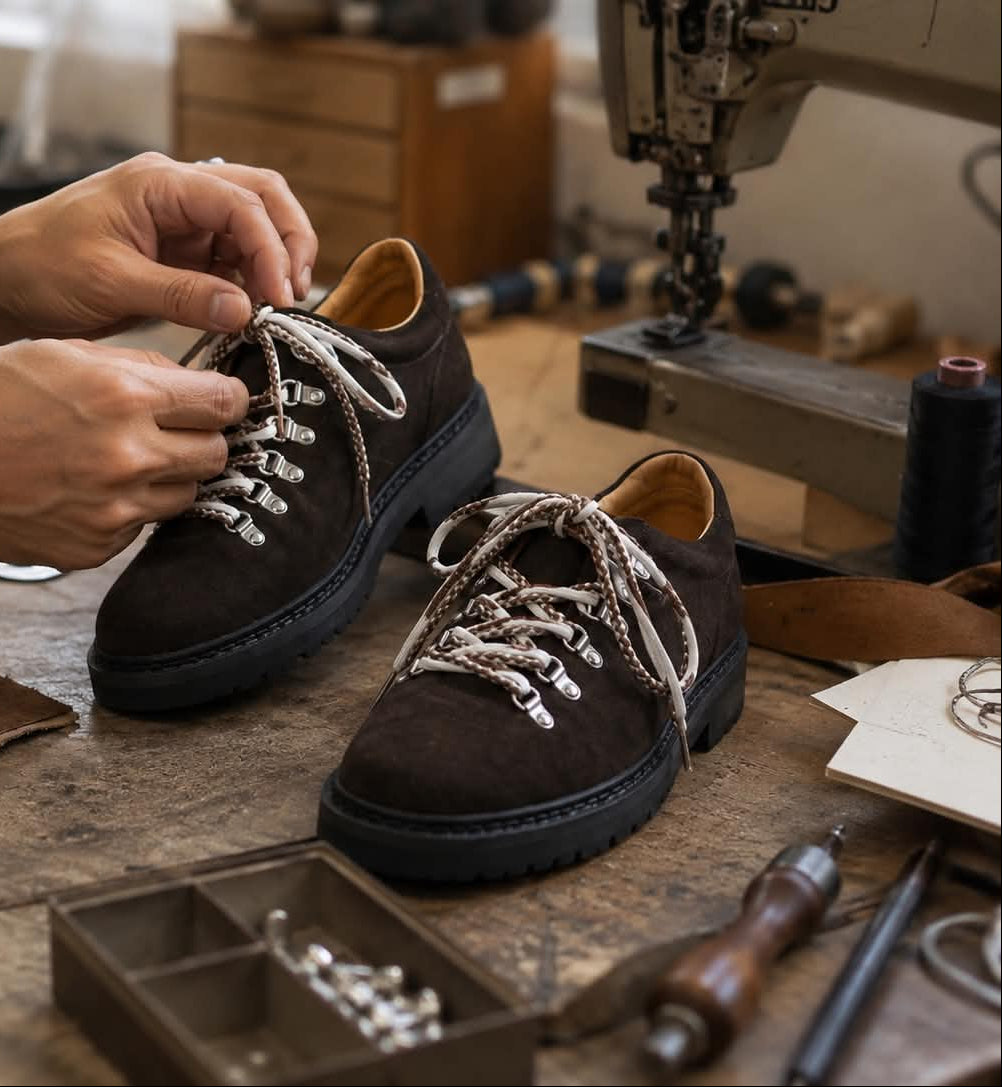 BARDO STATIC footwear in an urban setting